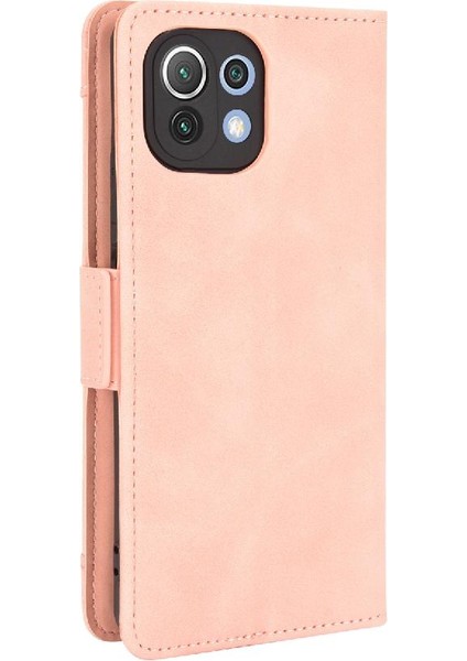 Xiaomi 11 Lite 5g Için Kılıf Ayarlanabilir Ayrılabilir Kart Tutucu Manyetik Kapatma Deri Cüzdan Kapak (Yurt Dışından) modelleri