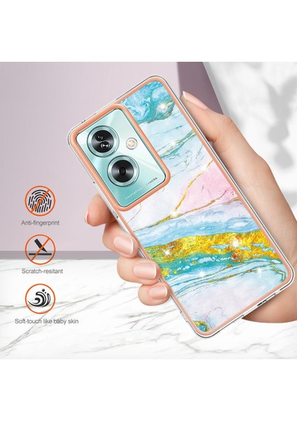 Oppo A79 5g Koruma Için Kılıf Mermer Desen Ince Tpu Yumuşak Tampon (Yurt Dışından) modelleri