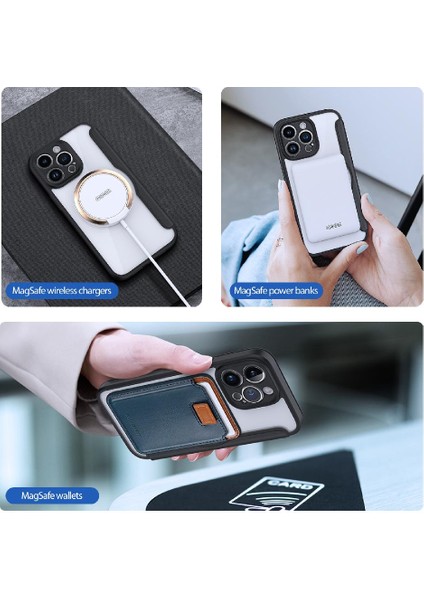 Rfıd Engelleme Kart Yuvası Pu Kapak ile IPhone 14 Pro Max Için Duducase Durumda (Yurt Dışından)