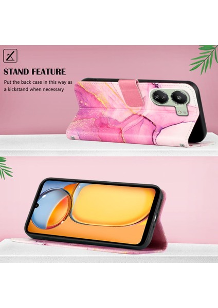 Xiaomi Redmi Için Kılıf Redmi 4g Cüzdan Pu Deri Kickstand Mermer Desen (Yurt Dışından) indirimleri
