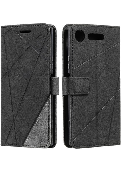 Sony Xperia Xperia Için Kılıf Manyetik Pu Deri Cüzdan Çevirme Folyo Darbeye (Yurt Dışından)