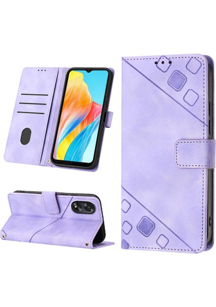 Oppo A38 4g Için Kılıf Manyetik Deri Cüzdan Kapak Çevirin Kart Tutucu (Yurt Dışından)