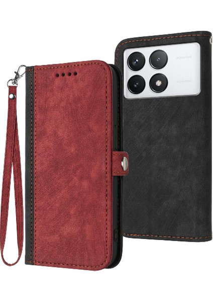 Xiaomi Redmi Için Kılıf K70 Flip Folio Kitap Kickstand Koruyucu Cüzdan ile (Yurt Dışından)