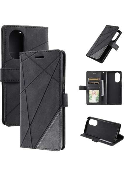 Oppo Oppo 8t 5g Kart Tutucu Için Kılıf Kickstand Cüzdan Flip Folio Manyetik (Yurt Dışından)