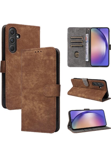 Samsung Galaxy Case 5g Pu Deri Kart Yuvaları Kapak Manyetik Rfıd (Yurt Dışından)