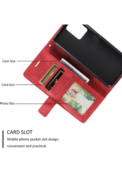 Realme 9 Pro Cüzdan Flip Için Kılıf Folio Kart Tutucu Kickstand Manyetik Pu (Yurt Dışından)