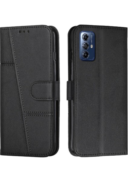 Motorola Moto G Oynamak Için Kılıf 4g 2024 Darbeye Kapak Çevirin Kart Tam Pu (Yurt Dışından)
