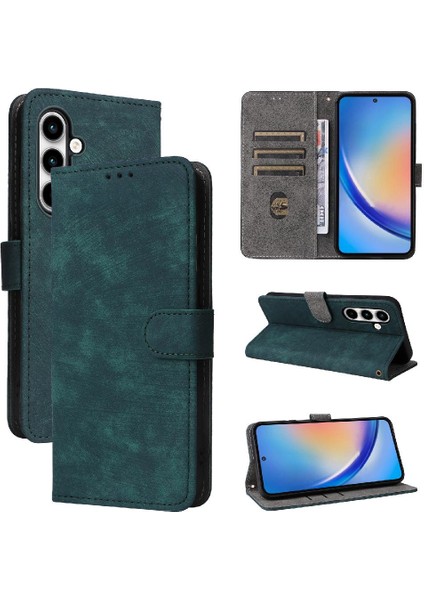 Samsung Galaxy A35 5g Flip Folio Cüzdan Pu Deri Kart Yuvaları (Yurt Dışından)