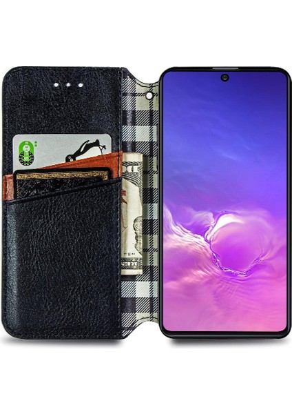 Samsung Galaxy S10 Lite Cüzdan Fonksiyonu Için Kılıf Deri Kılıf Zarif (Yurt Dışından)