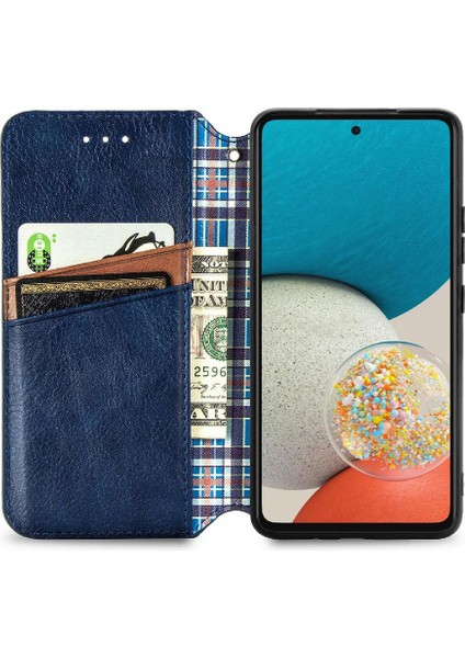Samsung Galaxy A53 5g Cüzdan Fonksiyonu Için Kılıf Moda Tasarım Kapak Çevirin (Yurt Dışından) modelleri