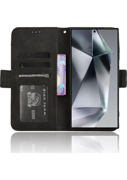 Samsung Galaxy S24 Ultra Manyetik Kapatma Deri Cüzdan Kapak Için Kılıf (Yurt Dışından) modelleri