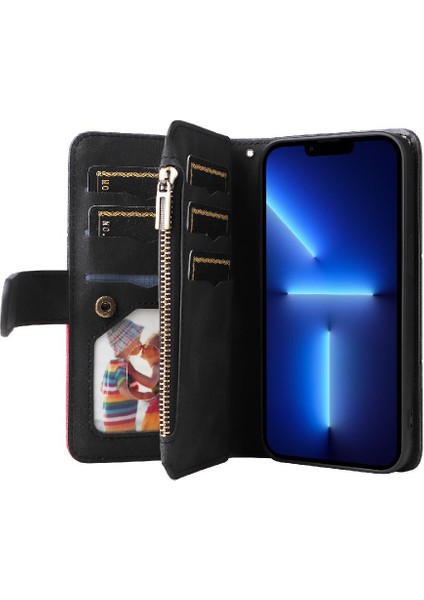 Kart Yuvası Standı ile IPhone 13 Pro Max Kickstand Koruyucu Kılıf (Yurt Dışından)