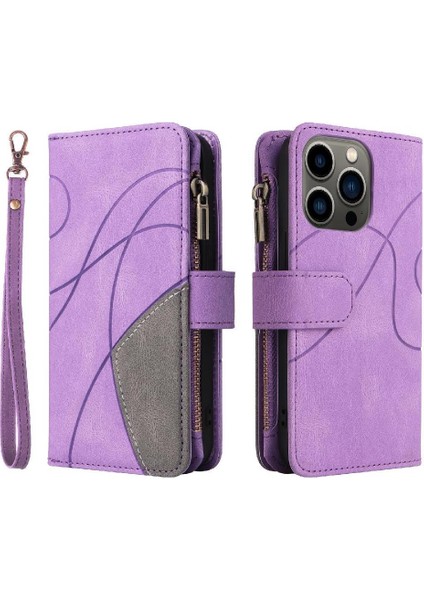 Kart Yuvası Standı Kickstand ile IPhone 12/12 Pro Dokuz Kart Yuvaları Için Kılıf (Yurt Dışından)