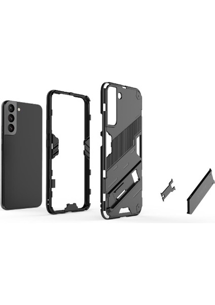Samsung Galaxy S22 5g Kickstand Sağlam Askeri Koruyucu Kapak (Yurt Dışından)