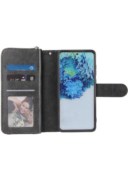 Samsung Galaxy S20 Flip Kapak Için Kılıf Kart Tutucu Cüzdan Kılıf ile 9 Kart (Yurt Dışından) indirimleri