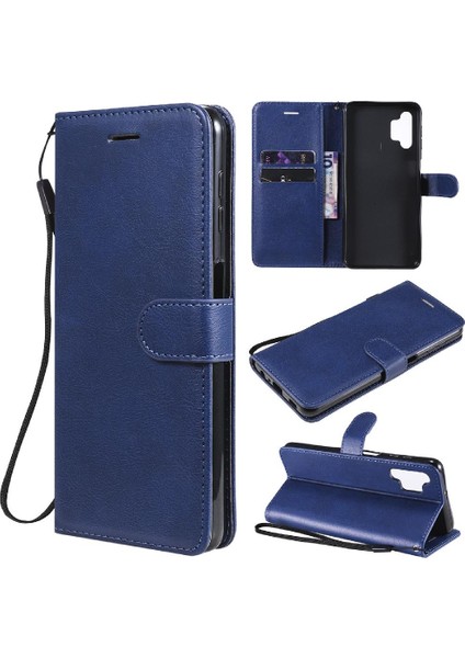 Kart Yuvası ile Samsung Galaxy A32 5g Klasik Düz Renk Için Flip Case (Yurt Dışından)