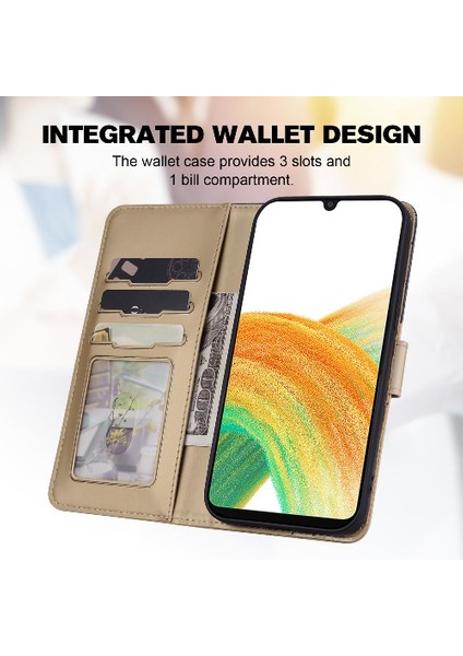 Samsung Galaxy A33 5g Için Kılıf Cüzdan Kapak Çevirin Kılıf Darbeye (Yurt Dışından) indirimleri