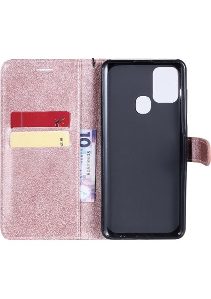 Kart Yuvası ile Samsung Galaxy A21S Için Flip Case Iş Cüzdan Telefon (Yurt Dışından) fırsatları