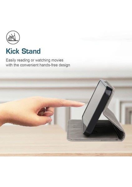 Motorola Moto G73 Kart Yuvaları Tutucu Cüzdan Kickstand Manyetik Pu (Yurt Dışından) indirimleri