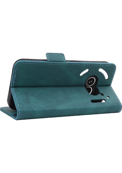 Nothing Telefon 2A Manyetik Karbon Fiber Deri Folio Flip Case (Yurt Dışından)