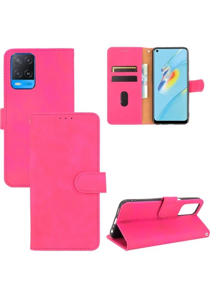 Oppo A54 4g Deri Için Kılıf Folio Flip Case Koruyucu Kapak ile Tam (Yurt Dışından) fırsatları