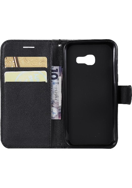 Samsung Galaxy A3 Için Flip Case 2017 Yüksek Kaliteli Deri Iş Cüzdan (Yurt Dışından) indirimleri