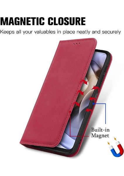 Moto G31 Fermuar Kordon Cüzdan Deri Kılıf Aşk Için Kılıf (Yurt Dışından)