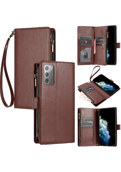 Samsung Galaxy Not 20 Kart Yuvaları Çanta Kapak Için Kılıf Folio Pu (Yurt Dışından)