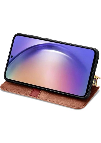 Samsung Galaxy Case 5g Flip Kapak Moda Tasarım Cüzdan Fonksiyonu (Yurt Dışından)