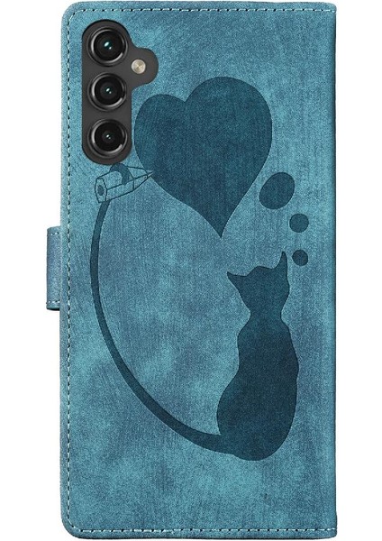 Samsung Galaxy S23 Fe 5g Için Kılıf Tutucu Kapak Çevirin Folio Kabartmalı Sevimli (Yurt Dışından)