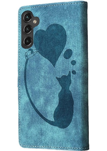 Samsung Galaxy S23 Fe 5g Için Kılıf Tutucu Kapak Çevirin Folio Kabartmalı Sevimli (Yurt Dışından)