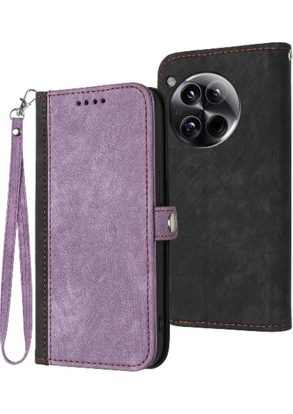 Oneplus 12 Için Kılıf 5g Kickstand Koruyucu Cüzdan Flip Folio Kitap Pu ile (Yurt Dışından)