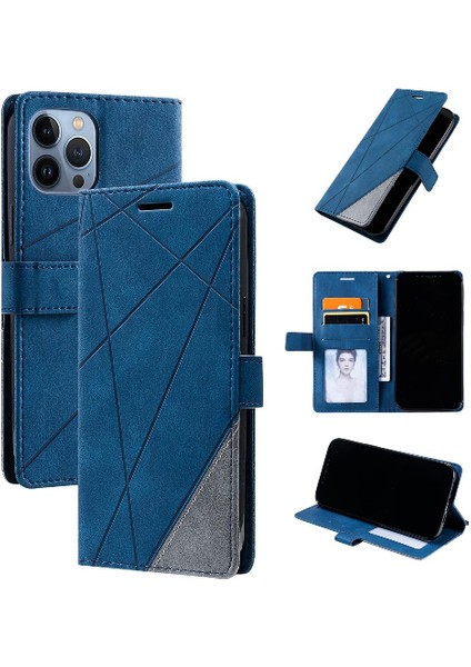 IPhone 14 Için Kılıf Pro Max Kart Tutucu Kickstand Darbeye Cüzdan Flip Pu (Yurt Dışından)
