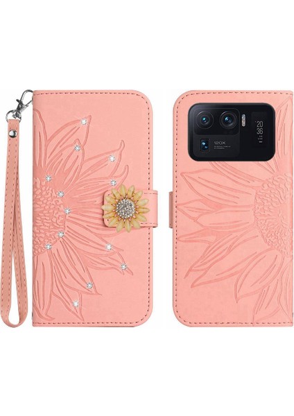 Xiaomi 11 Için Kılıf Ultra Telefon Kapak Pu Deri Kapak Çevirin Kart Tutucu (Yurt Dışından)