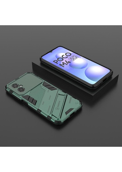 Xiaomi Poco M4 5g Kickstand Koruyucu Kapak Sağlam Askeri (Yurt Dışından) fiyatları