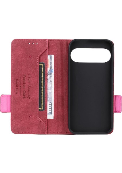 Kart Tutucu Kickstand Tam Koruma Fiber ile Google Pixel 9 Için Kılıf (Yurt Dışından) fırsatları