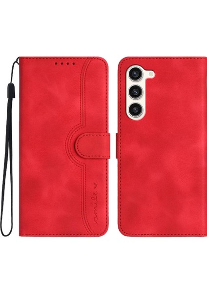 Samsung Galaxy S24 Durumda Dahili Mıknatıs Kapak Cüzdan Pu ile Uyumlu (Yurt Dışından)