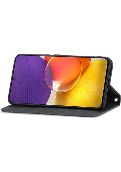 Samsung A82 5g Için Kılıf Deri Kılıf Darbeye Cüzdan Kapak Çevirin Basit (Yurt Dışından) fırsatları