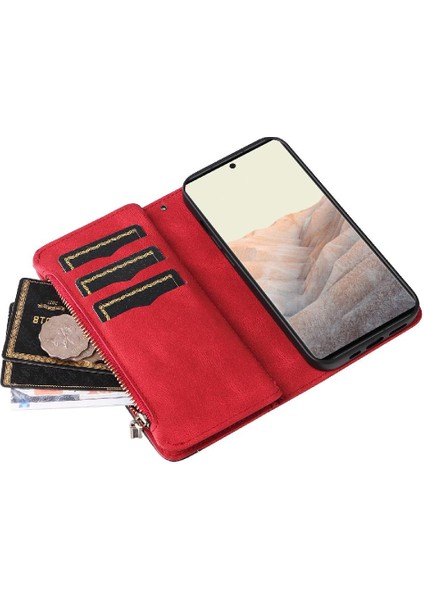 Google Piksel 6 Pro Dokuz Kart Yuvaları Için Kılıf Kickstand Koruyucu Fermuar (Yurt Dışından) indirimleri