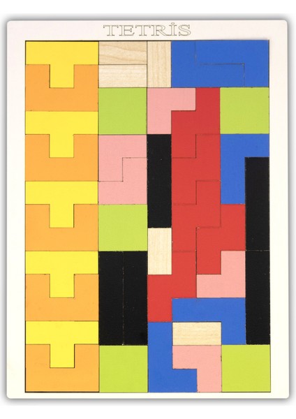 Woody Life Ahşap Tetris Blok