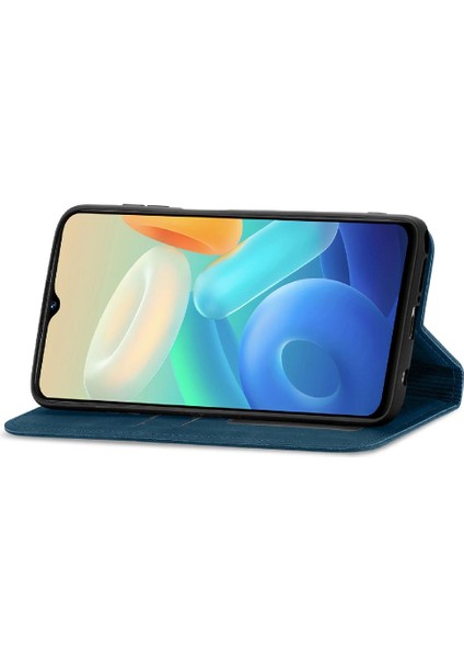 Vivo Y55 5g Fermuar Basit Iş Kordon Cüzdan Deri Kılıf (Yurt Dışından) fiyatları