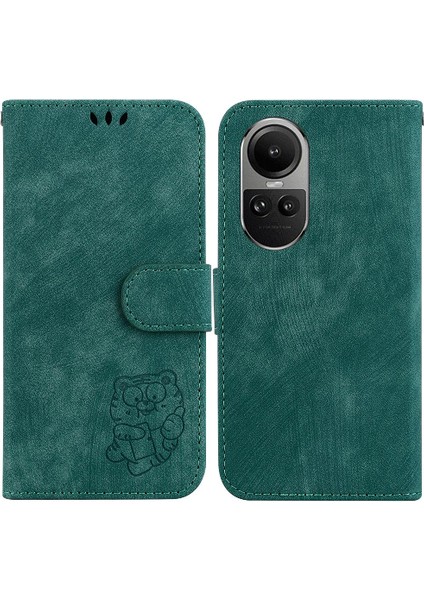 Oppo Oppo 10 Pro 5g Için Kılıf Tutucu Kapak Cüzdan Kılıf Flip Folio Kabartmalı (Yurt Dışından)