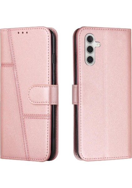 Samsung Galaxy A35 5g Kart Ekleme Için Kılıf Yan Toka Tam Pu Flip (Yurt Dışından)