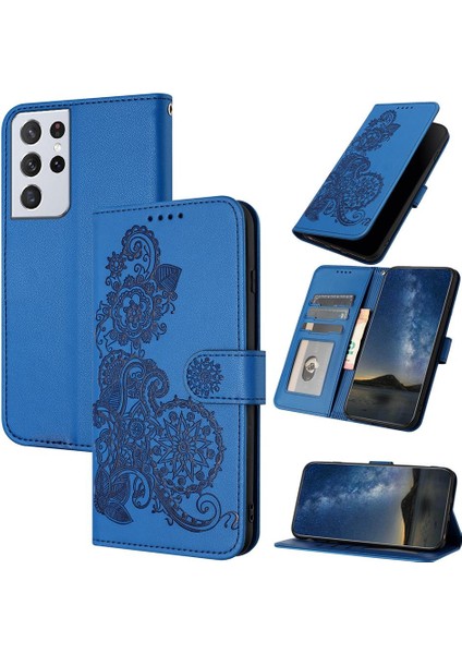Samsung Galaxy S21 Ultra Cüzdan Kılıf (Yurt Dışından)