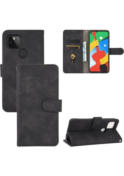 Kart Sahibi Tam ile Google Piksel 5 Deri Folio Flip Case Için Kılıf (Yurt Dışından)