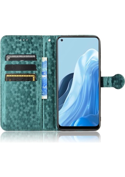 Oppo Bulmak Için Kılıf X5 Lite Geometrik Desen Deri Cüzdan Kapak Toka (Yurt Dışından)