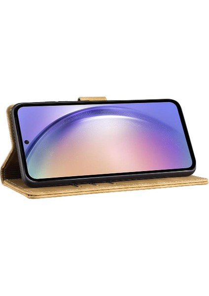 Samsung Galaxy Için Kılıf A52S 5g Flip Folio Kart Cep Tutucu Kapak Kedi (Yurt Dışından)