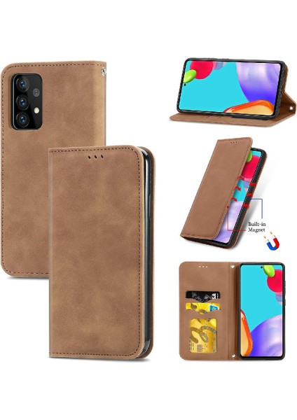 Samsung Case 5g Için Kılıf Cüzdan Kılıf Darbeye Kapak Kapak Basit (Yurt Dışından)