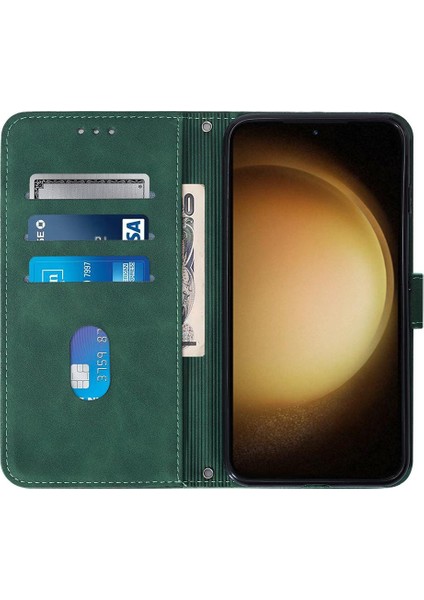 Samsung Galaxy S24 5g Flip Folio Kitap Koruyucu Kredi Kartı Pu (Yurt Dışından)