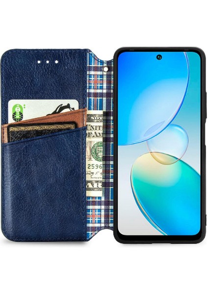 BDT Boutique Infinix Sıcak 12 Flip Kapak Için Kılıf Moda Tasarımı Zarif Iş Durum (Yurt Dışından)